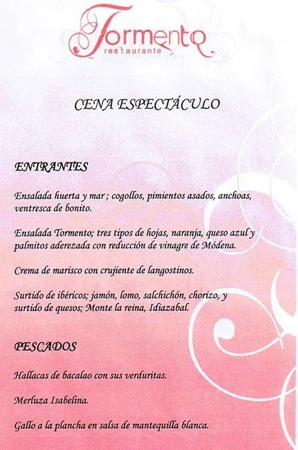 Tormento findesemana a